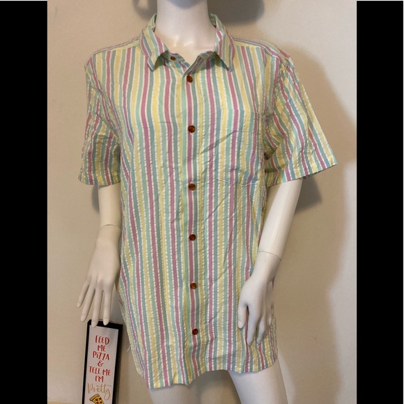 🆕👔ELEMENT SEARSUCKER COTTON SHIRT👔🆕 - Picture 7 of 16